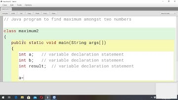 maximum of two numbers in Java