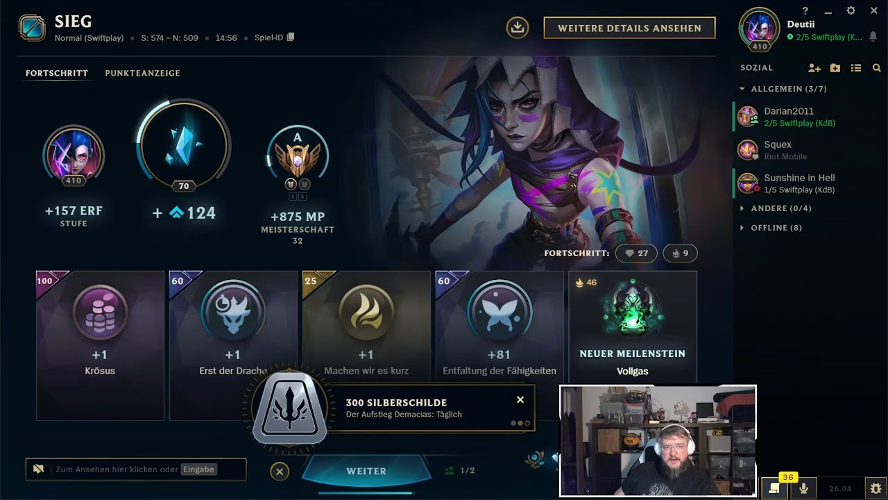 League of Legends | SWIFTPLAY | Jinx | A | w/friends | 19.02.2026 | 6