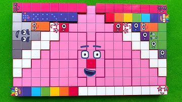 Looking for Numberblocks NEW 81 99 Puzzle Tetris Shape | ASMR chirping of birds