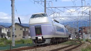 E351系スーパーあずさ14号新宿行+四季島