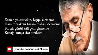 Size Bıraktım Şair: Abdurrahim Karakoç