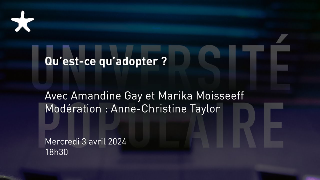 Qu'est-ce qu'adopter ? | Université populaire