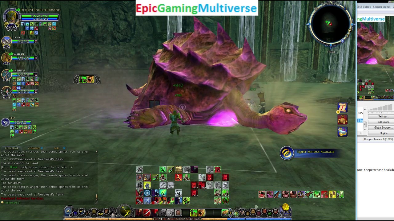 Nornuan The Raid Instance Boss VS Captain In Filikul Raid Instance In LOTRO Helm's Deep Update 20.