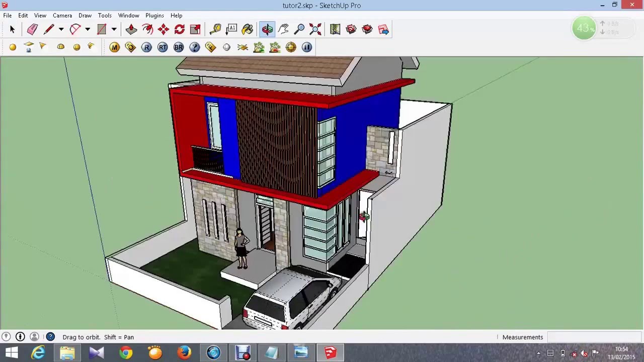 Belajar SketchupTutorial Cara Menambahkan Material Dan Komponen