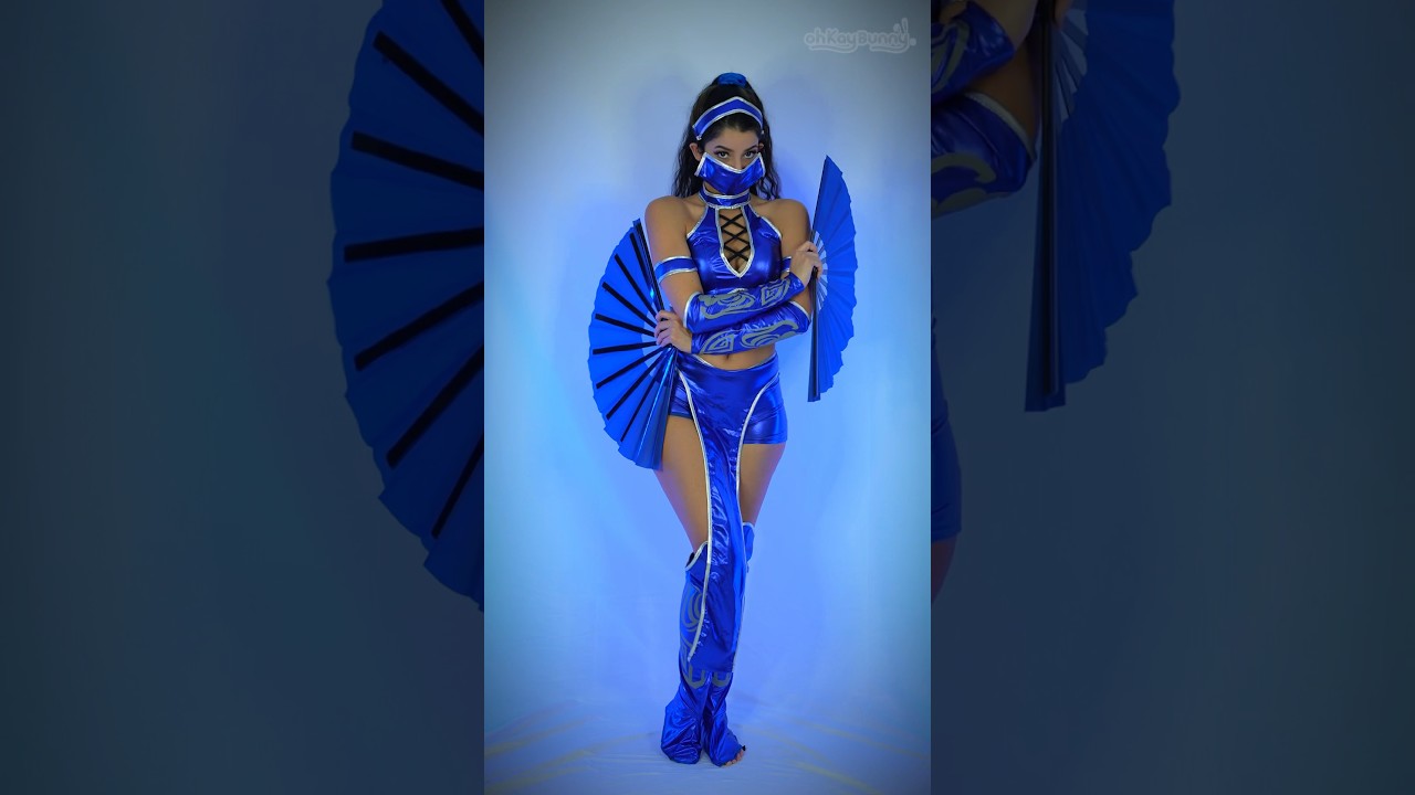 wanna make you mine 💙 #foryou #cosplay #kitana #gaming #egirl
