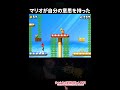 【バグ】マリオが勝手に動きました #ゲーム #マリオ #mario #ショート #shorts @Nenechinyan