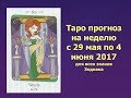 Таро прогноз на неделю с 29 мая по 4 июня 2017 для всех знаков Зодиака