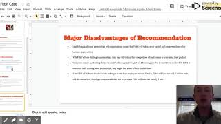 Fitbit Case - Google Slides