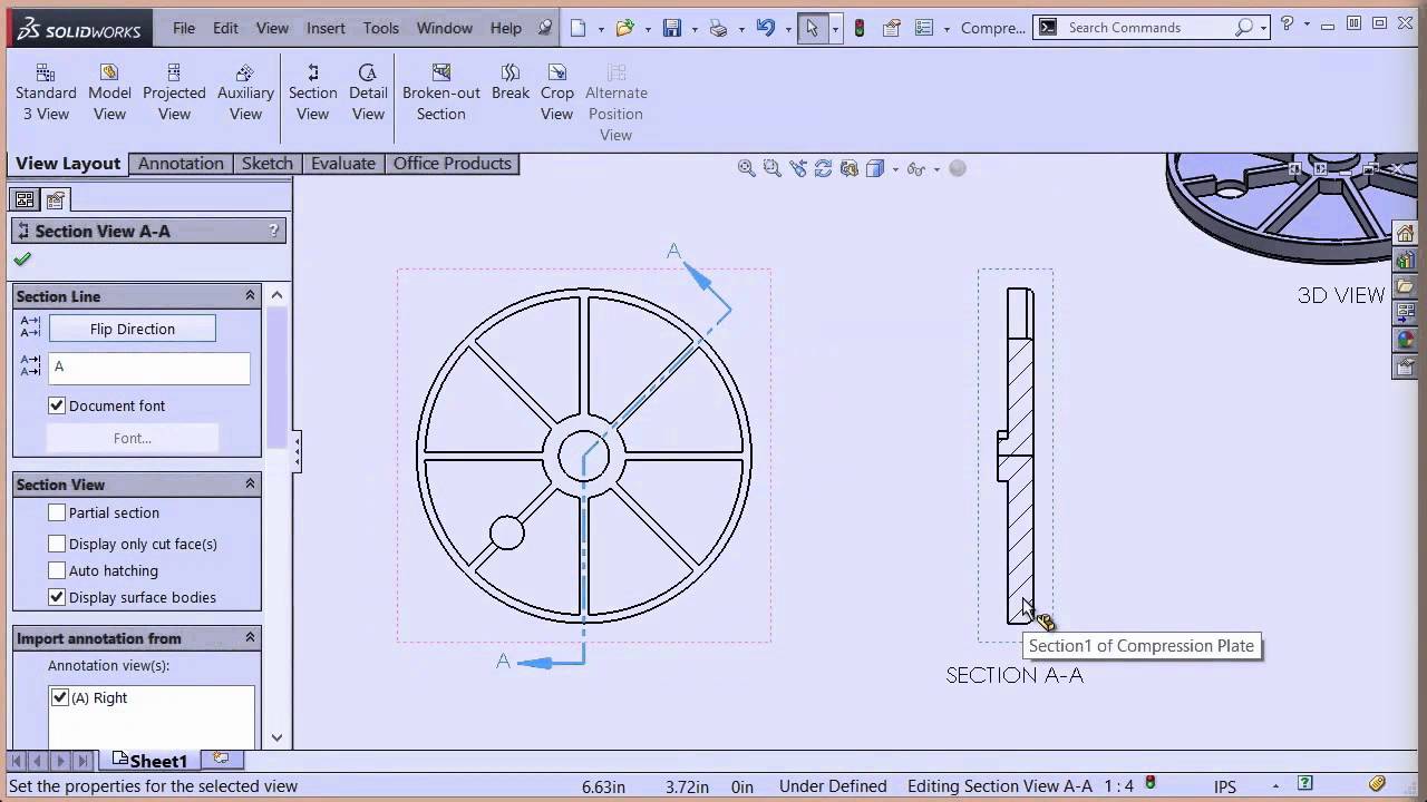SolidWorks Section View Assist - Cimquest 2 Minute Tuesday
