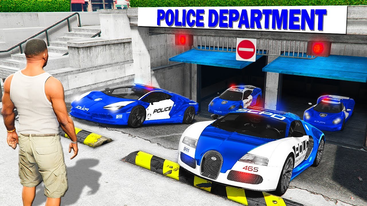 НАШЁЛ СЕКРЕТНЫЙ ПОЛИЦЕЙСКИЙ ГАРАЖ В ГТА 5!