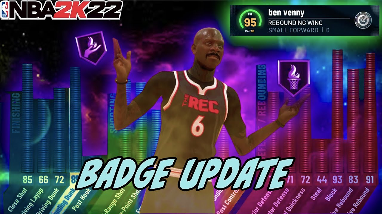 THE BEST BADGES FOR YOUR *RARE* 6'9 REBOUNDING WING NBA 2K22 CURRENT