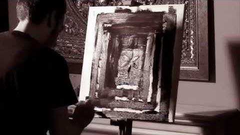 Synesthesia audio painting (Skrillex, First of the year).