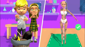 Doll Makeover 👸👗💄 All Levels Gameplay iOS,Android Mobile Walkthrough Update New Max LV