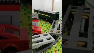 тепловоз 2тэ116 ездит по макету на выставке #lego #железная_дорога #лего_поезд #лего_поезд #ржд