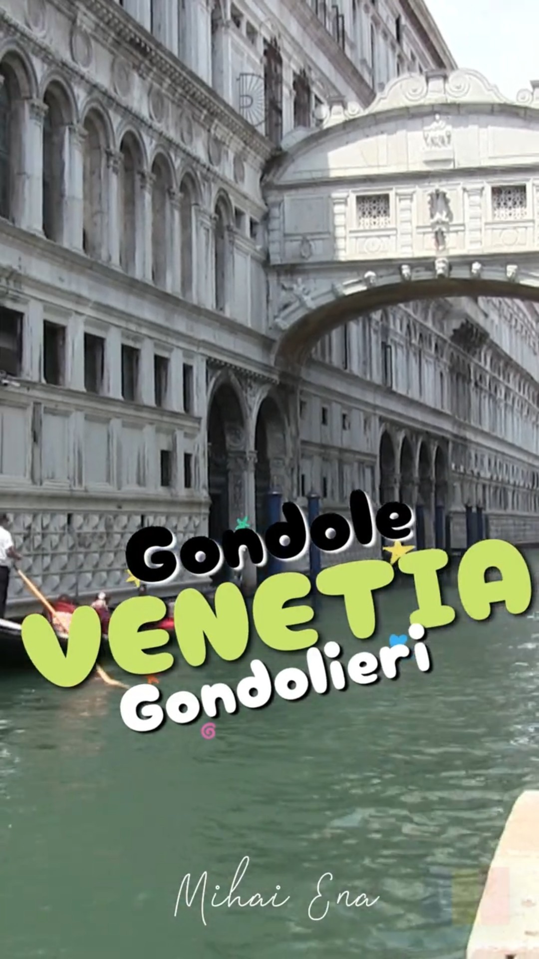 ゴンドラとゴンドリエの街、ヴェネツィア ― 嘆きの橋 #vacanzeavenezia