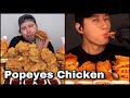 Mukbangers consuming Popeyes Chicken