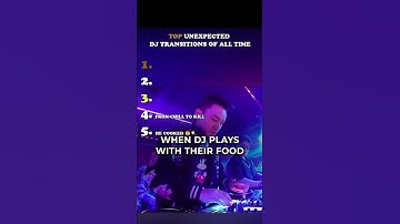 Top 5 Unexpected DJ Transitions of All Time | Mind-Blowing Mix Moments!