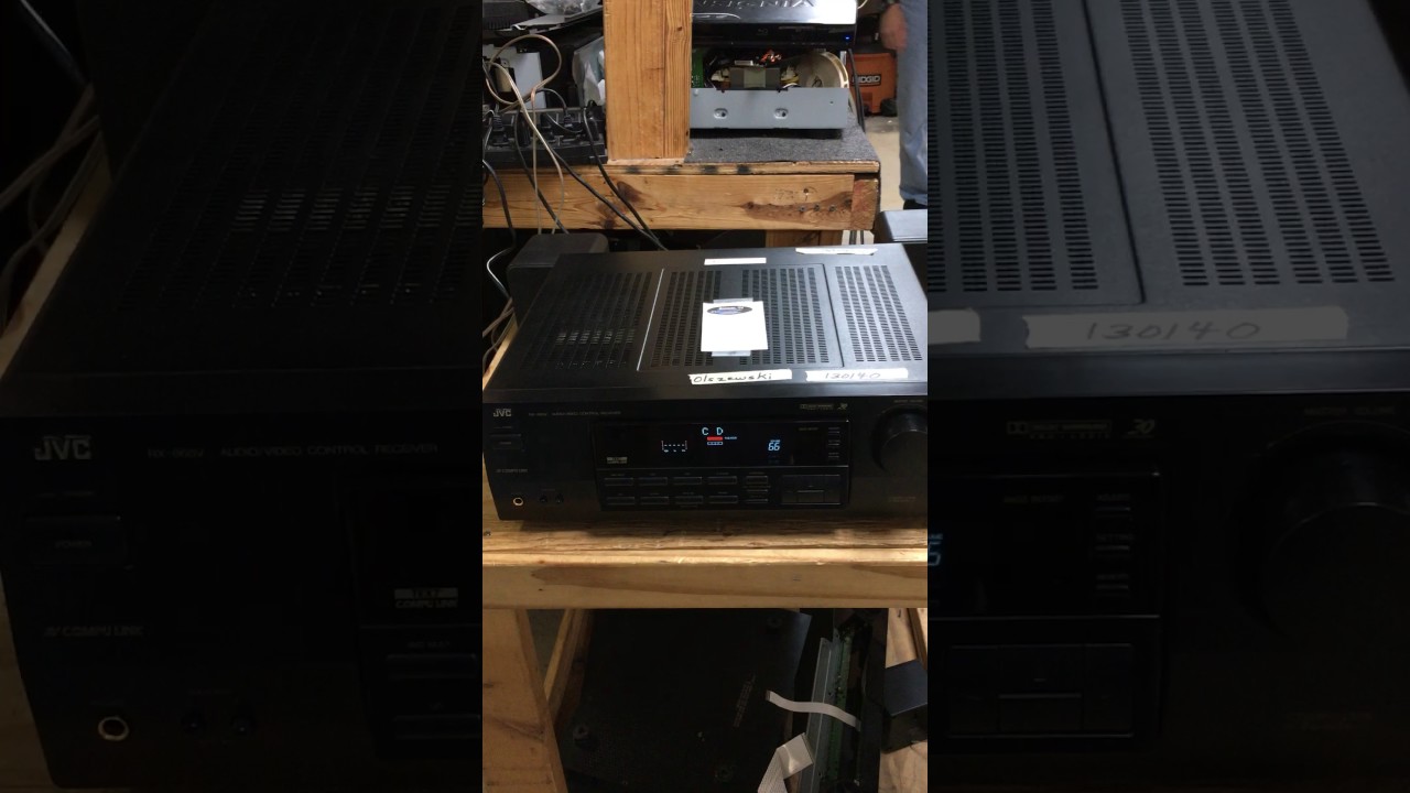 JVC receiver repair RX668VBK repair YouTube