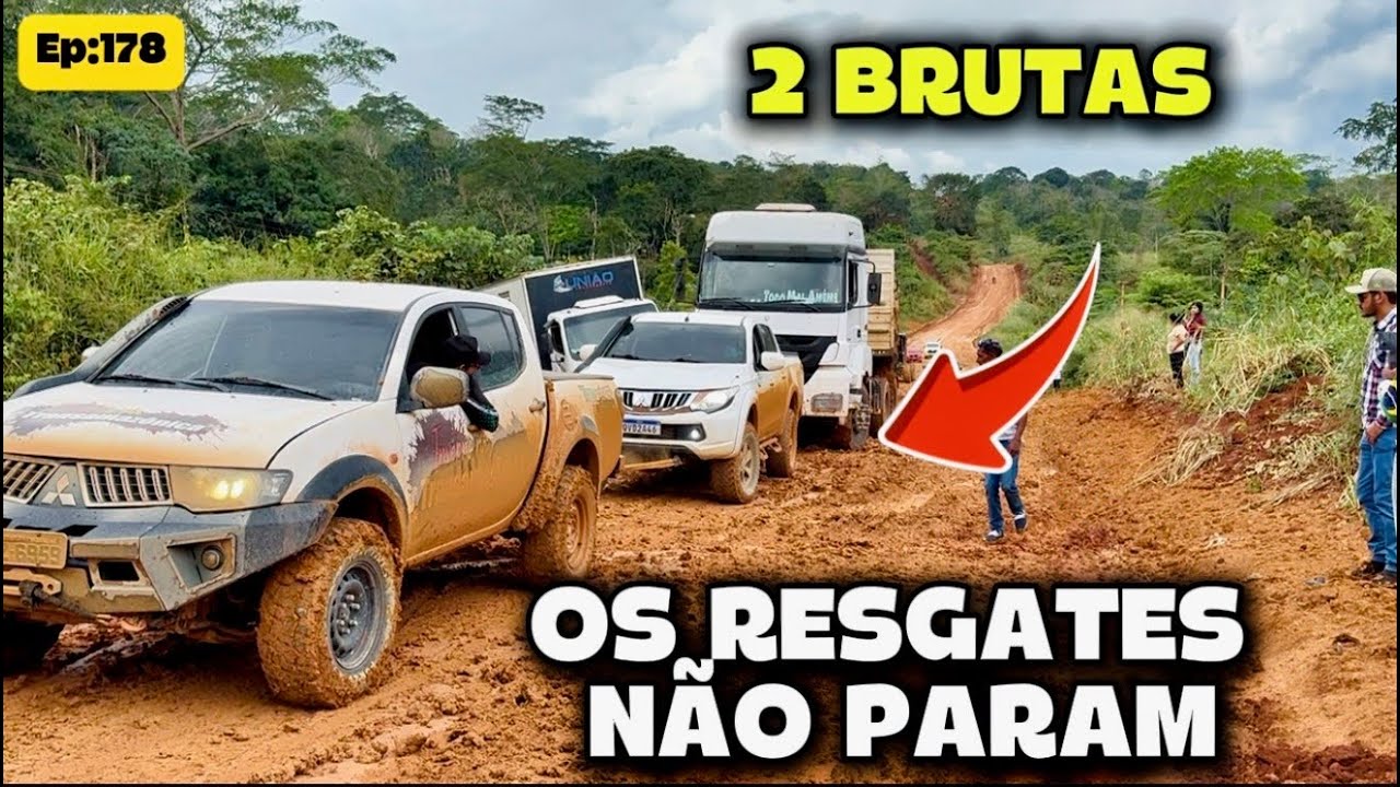 CAMINHÃO, CARRETA E ÔNIBUS, ATOLARAM NA LADEIRA.