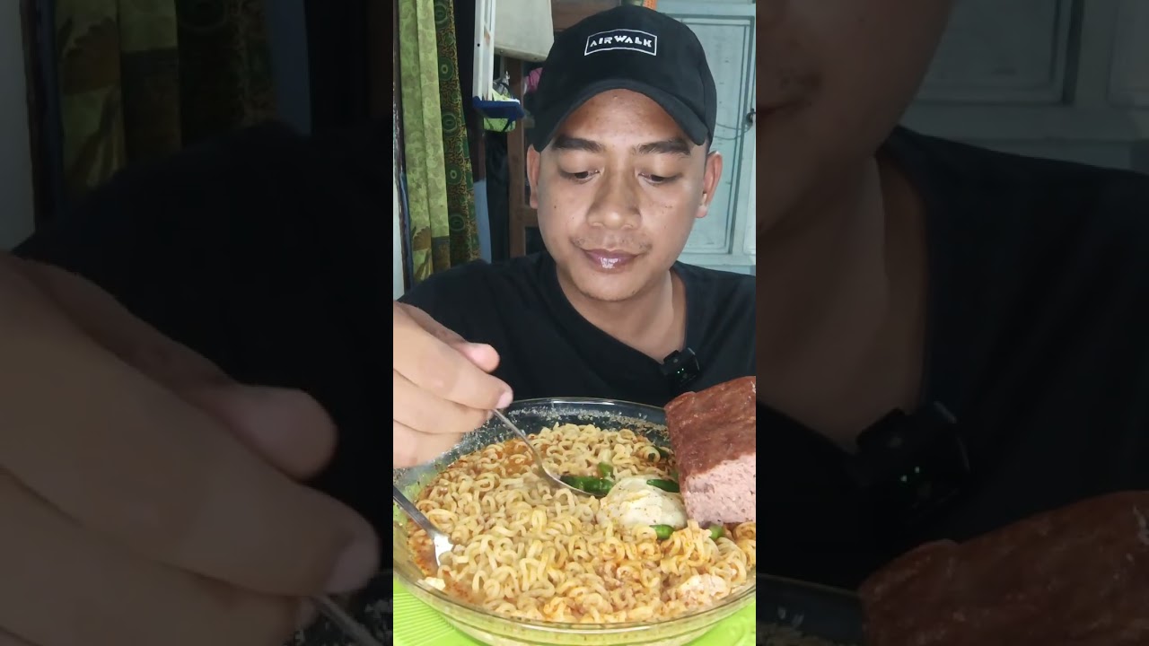 MUKBANG MIE SSL TOPING IKAN GEMBUL MIX TELUR +KORNET JUMBOOOO SIAPA YANG KANGEN🤤