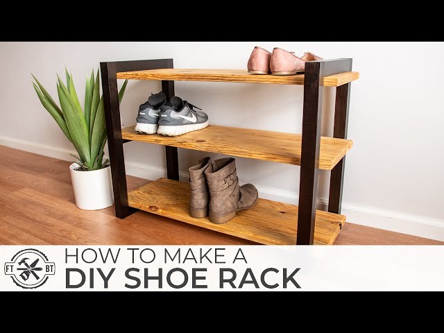 EASY DIY Book Rack or Shoe Rack --FREE BUILDING PLANS!