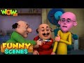 BEST SCENES of MOTU PATLU | FUNNY Cartoons in Hindi | Wow Kidz | Compilation 24