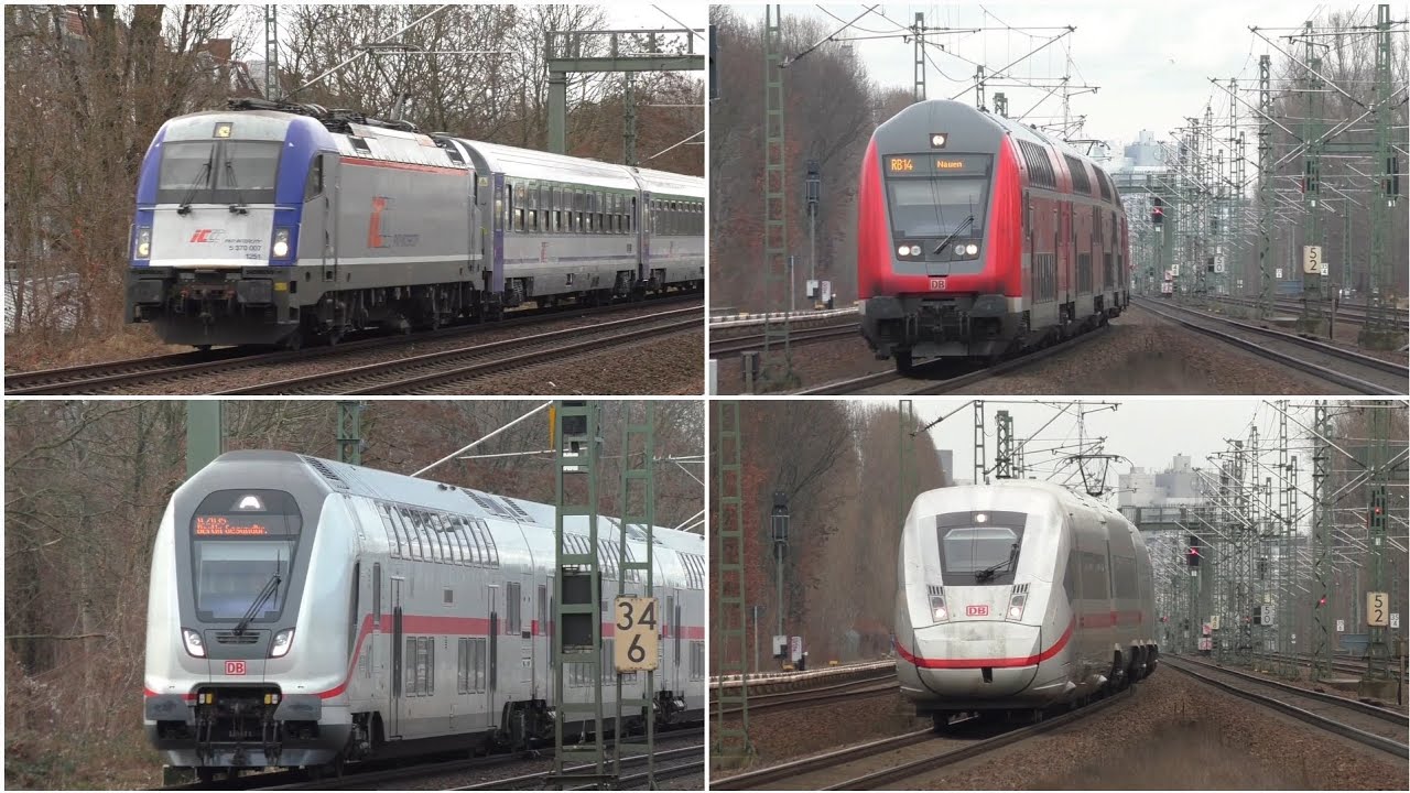 Züge in Berlin-Jungfernheide[1080p50]