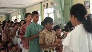 Bersabdalah maka saya akan sembuh...... (penerimaan hosti)