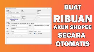 Buat Ribuan Akun Shopee Otomatis | Tutorial Bot Shopee Account Creator screenshot 4