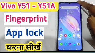Vivo y51 app lock setting/vivo y51a me apps lock kaise kare/fingerprint apps lock vivo