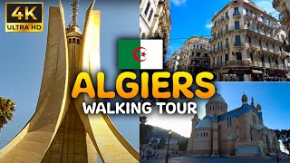 Algeria Will Shock you - ☪️ Algiers Walking tour ☪️ - Real Ambient Sound, 4K, جولة في شوارع الجزائر