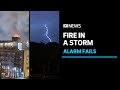 Police banged on doors as fire forced evacuation of Hobart apartments during thunderstorm | ABC News