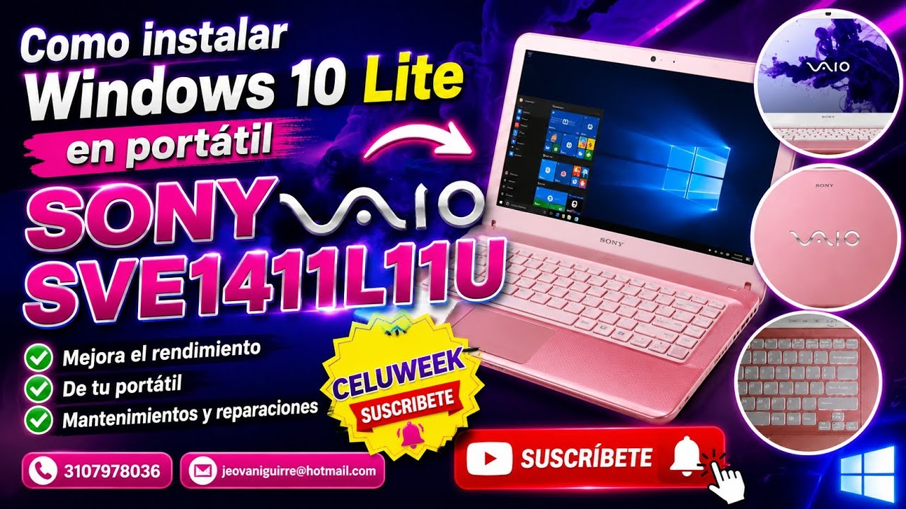 【SONY】VAIO PCG61A11N OS Win10 How to install Windows 10 LTSC (LITE) on a Sony Vaio laptop to