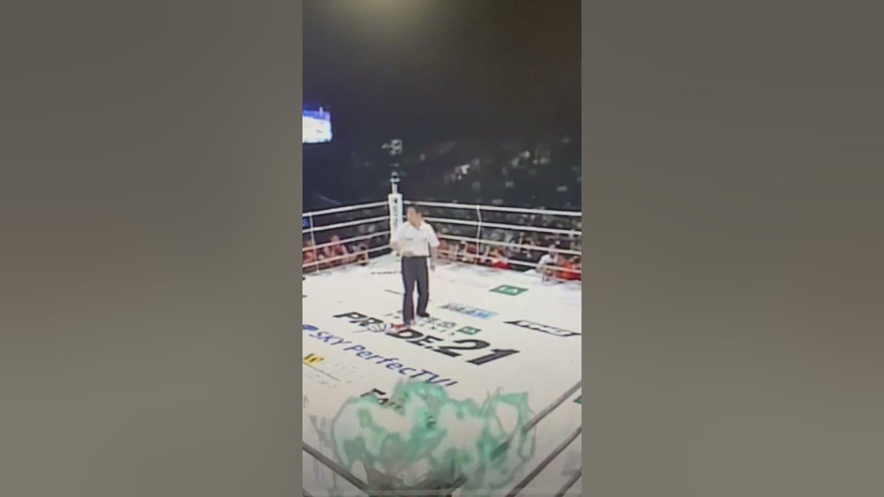 Insane exchange in PrideFC fight! Don Frye vs Yoshihiro Takayama in 2002. fight pridefighting