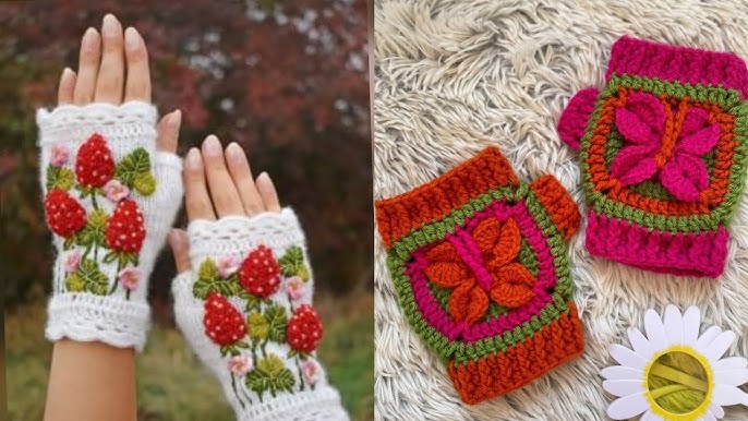 The newest style and marvelous amazing crochet hand knitted finger ring  design and ideas 