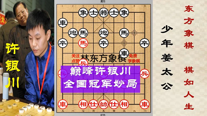 East Chess, Chinese Chess, Chinese Chess Champion Xu YinChuan,Wonder Chinese Chess Game!