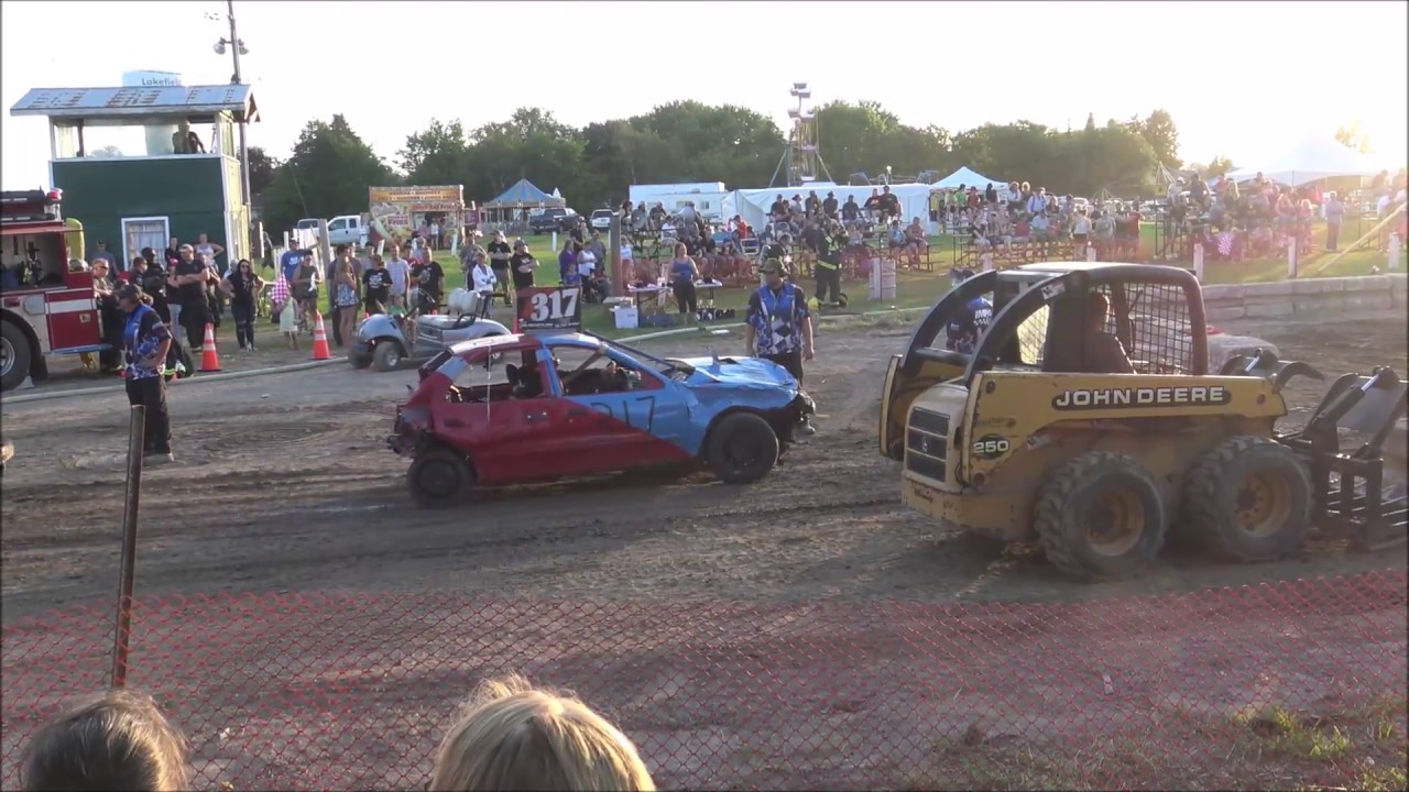 impact motorsports grand rapids michigan 2017 LAKEFIELD DEMO DERBY STOCK MINI FEATURE