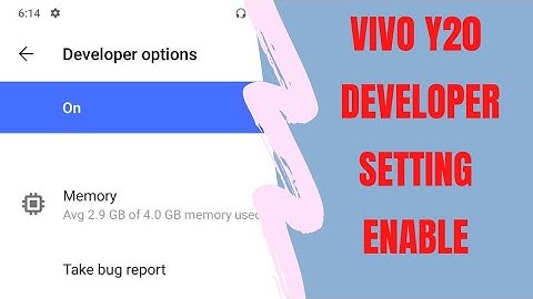 Vivo Y20 developer options | developer settings | how to enable developer options 2021
