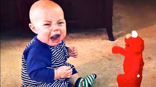 Funny Babies Scared while playing with Strange Toys Funniest Home Videos