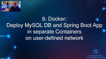 9. Docker: Deploy MySQL DB and Spring Boot App in separate Containers on user-defined network