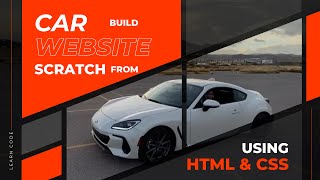 Building a Stunning Car Website from Scratch | HTML & CSS Tutorial