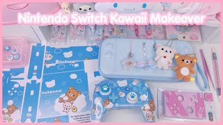 Nintendo Switch Kawaii Makeover  Rilakkuma Clouds Theme