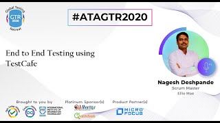 #ATAGTR2020 - 'End to End Testing using TestCafe' by Nagesh Deshpande