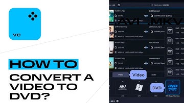 How to convert a video to DVD?