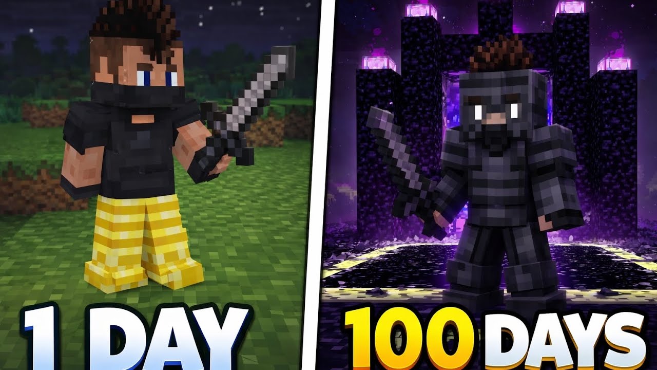 Survive 1 Day from Day 100|don't forget to like and subscribe 