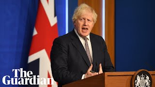 Boris Johnson announces end to Covid restrictions in England on 19 July