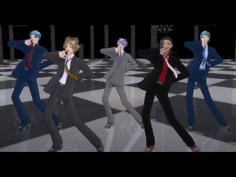 【MMDツイステ】一騎当千【オクタ,ラギー,ジャミル(スーツ非公式衣装着替え)】