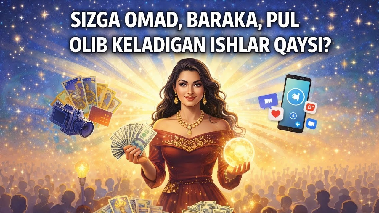 SIZGA OMAD BARAKA VA PUL OLIB KELADIGAN ISHLAR QAYSI #tarot #tarotreading #tarotcardreading #sevgi