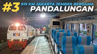 RANKING THE 3 LONGEST TRAIN ROUTES! Traveling 919 km on a full trip with KA Pandalungan to Jember!