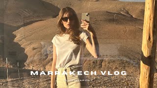 Marrakech vlog : a night in the desert, eating delicious food and grwm